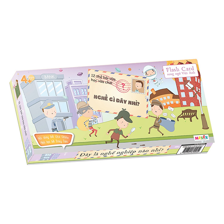 Bộ Thẻ Học Song Ngữ Guess-Silde Cards - Nghề Gì Đây Nhỉ?