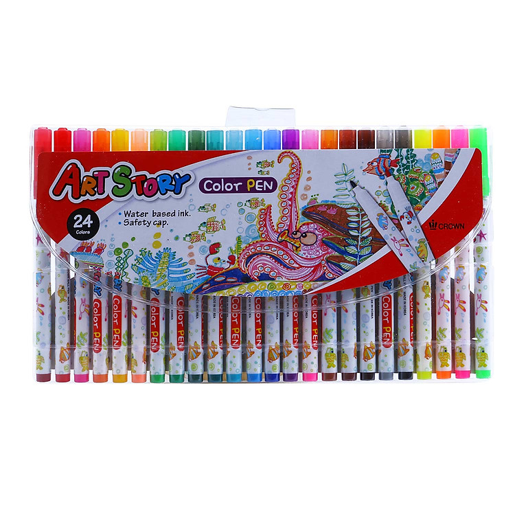 Bút Lông Crown 24 Màu - SP-2400