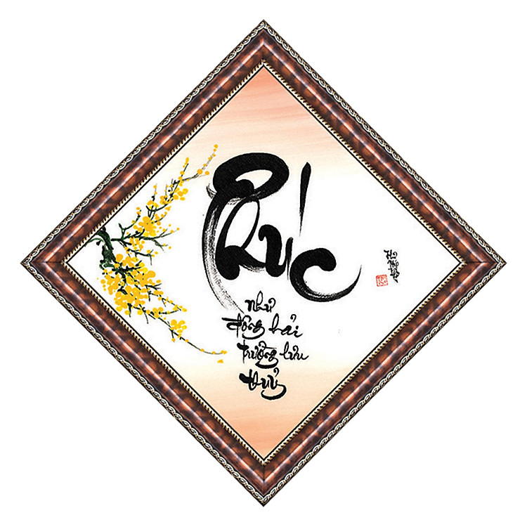 Tranh Thư Pháp Chữ Phúc Thế Giới Tranh Đẹp