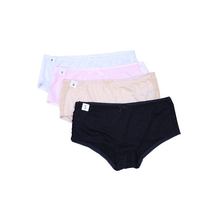 Combo 4 Quần Lót Nữ Bikini Thun Lạnh iBasic V168