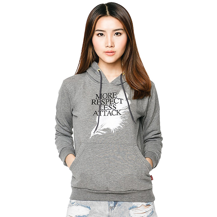 Áo Khoác Nữ Hoddies Phúc An 4018_xam (Freesize)
