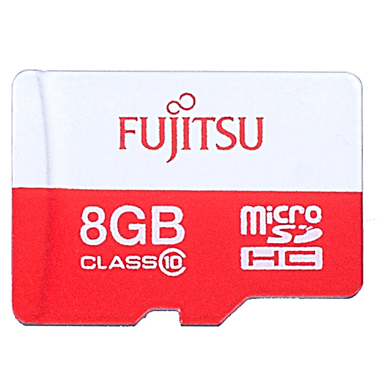 Thẻ Nhớ MicroSD Fujitsu 8GB Class 10 + Adapter - Hàng Chính Hãng