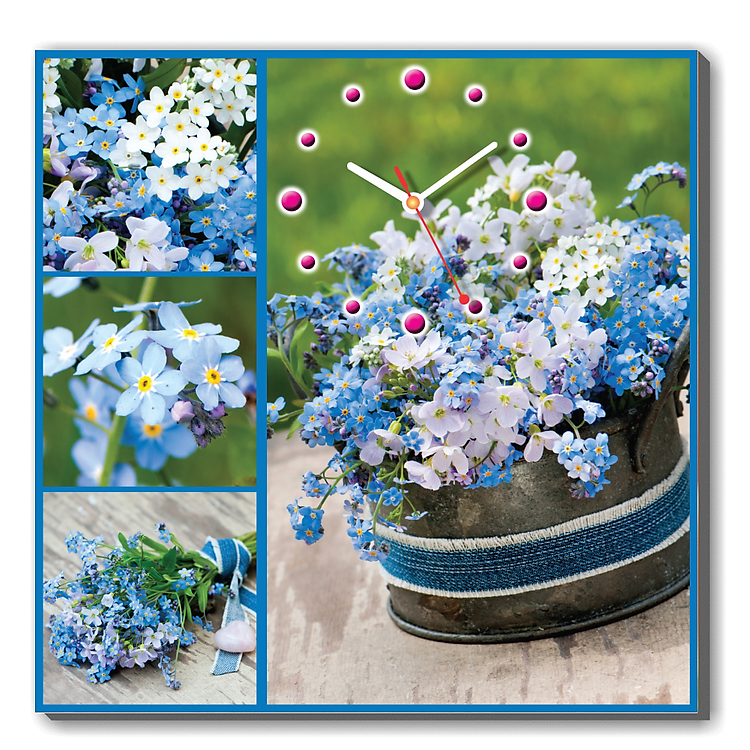 Tranh Đồng Hồ Dyvina 1T4040-17 - Đơm Hoa