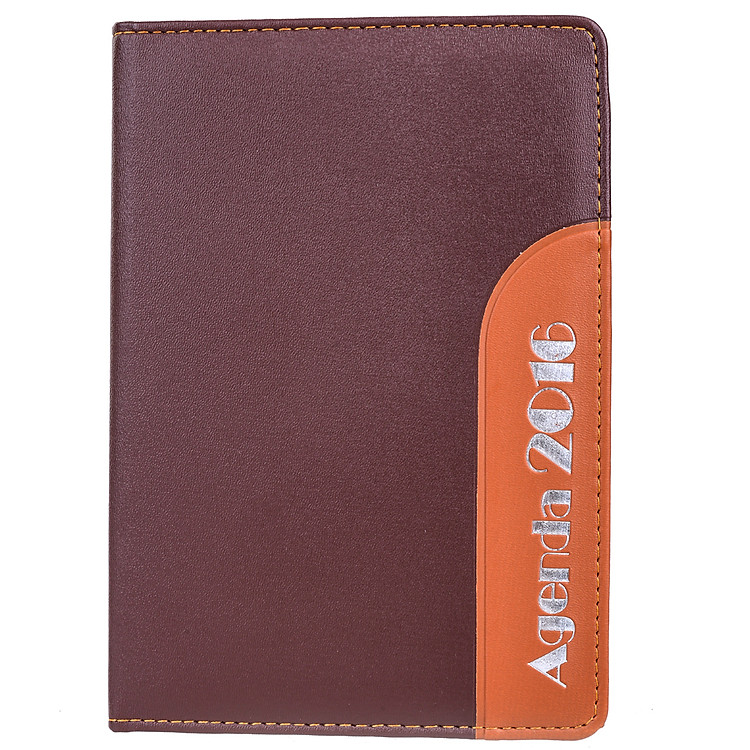 Sổ Agenda 2016 (15 x 21 cm) - K7 - Nâu Vàng