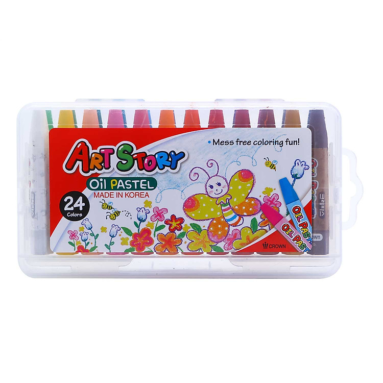 Sáp Dầu Crown 24 Màu - OP-2400