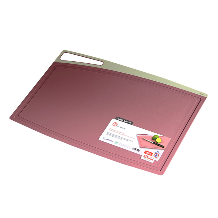 Thớt Nhựa Lock&Lock Cookplus Anti-Microbial Loại Angle Cỡ M CSC523 (365 x 240 mm)