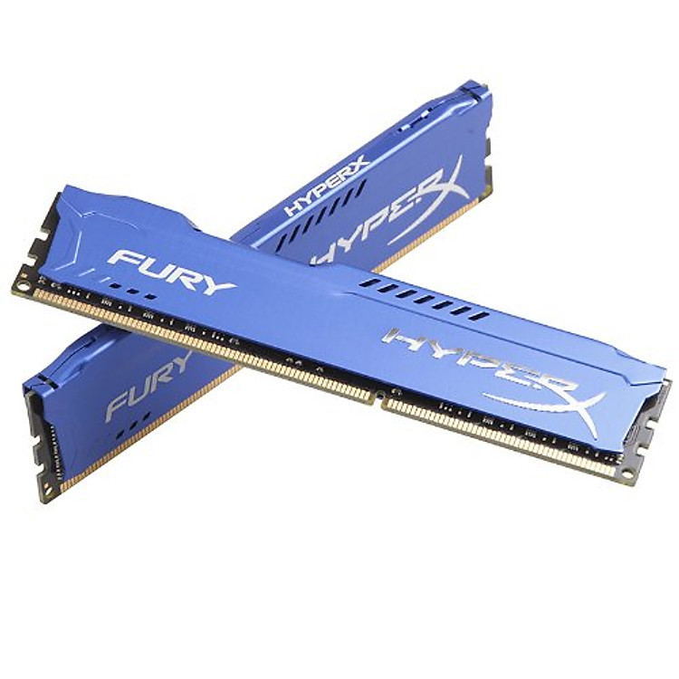 RAM Kingston 8G 1600 DDR3 CL10 Dimm (Kit of 2) HyperX Fury Blue - HX316C10FK2/8 - Hàng Chính Hãng
