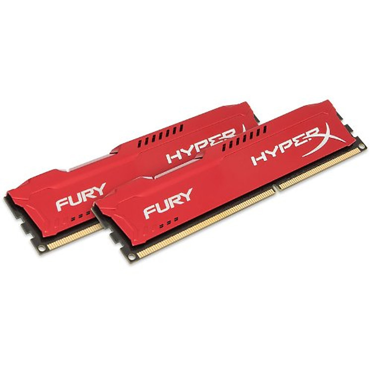 RAM Kingston 8G 1866 DDR3 CL10 Dimm (Kit of 2) HyperX Fury Red - HX318C10FRK2/8 - Hàng Chính Hãng
