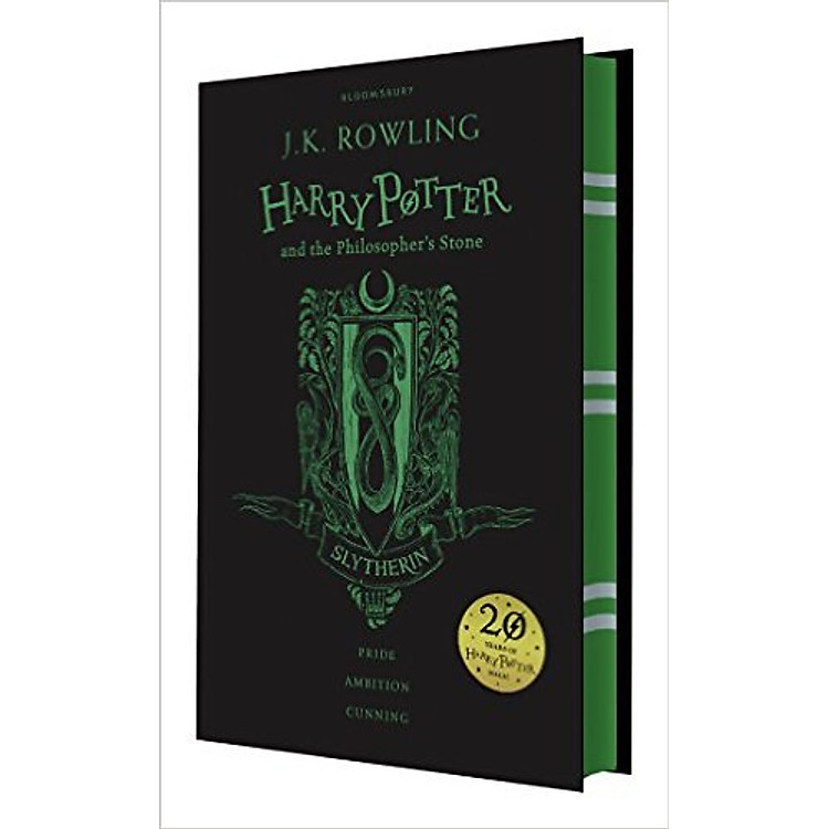 Sách Harry Potter Part 1: Harry Potter And The Philosopher's Stone (Hardback) Slytherin Edition (English Book)