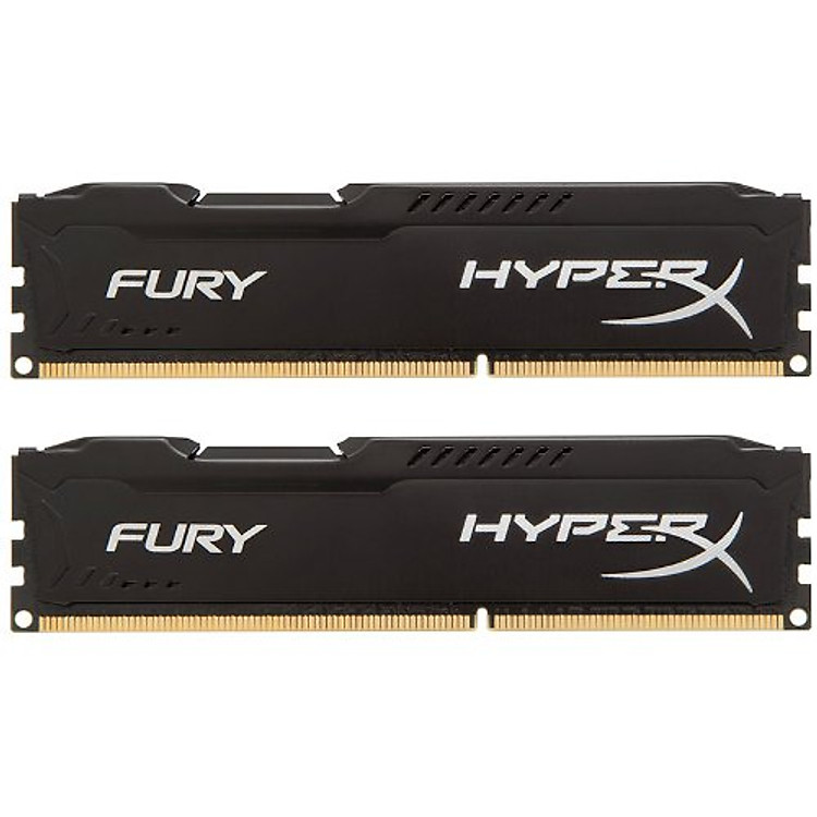 RAM Kingston 8G 1866 DDR3 CL10 Dimm (Kit of 2) HyperX Fury Black - HX318C10FBK2/8 - Hàng Chính Hãng