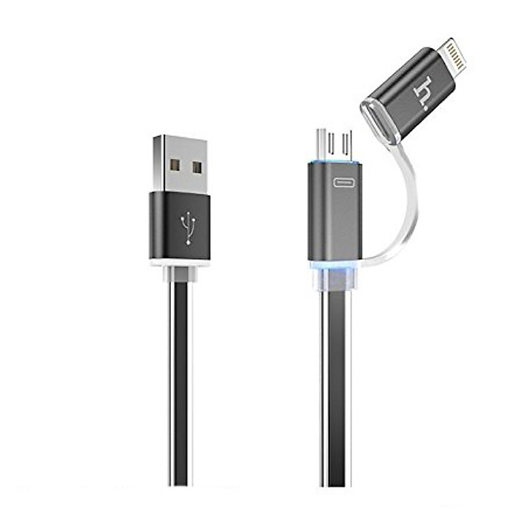 Cáp Sạc 2 in 1 Hoco UPL008 - Hàng Chính Hãng