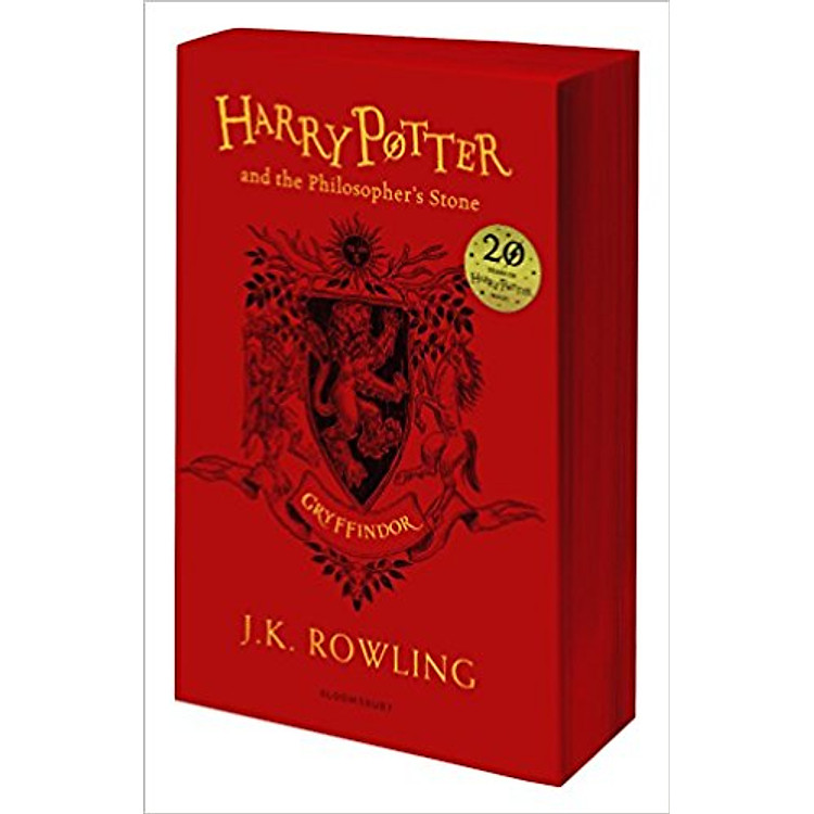 Sách Harry Potter Part 1: Harry Potter And The Philosopher's Stone (Paperback) Gryffindor Edition (Harry Potter và Hòn đá phù thủy) (English Book)