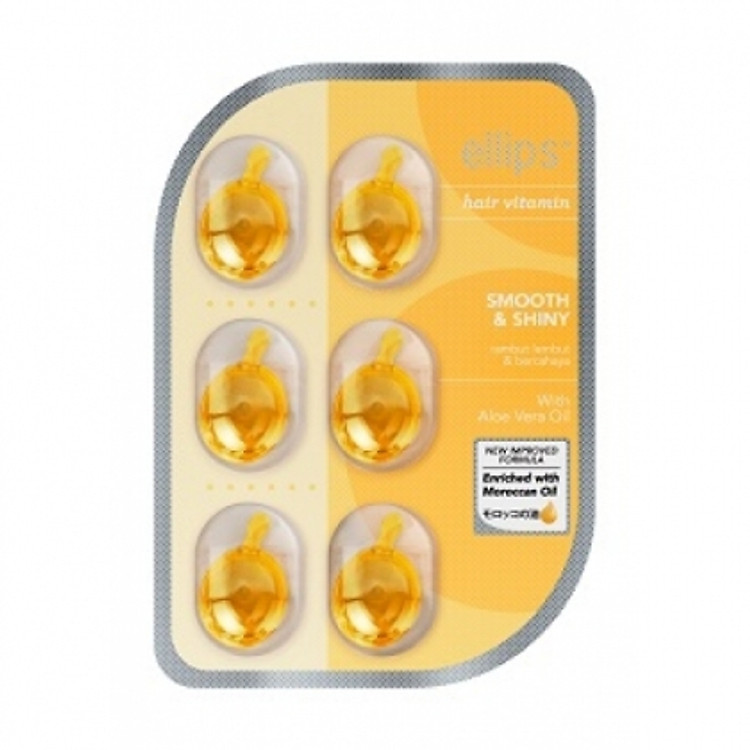 Vỉ 6 Viên Serum Vitamin Dưỡng Tóc Mềm Mượt Và Óng Ả Ellips Smooth & Shiny -100707072