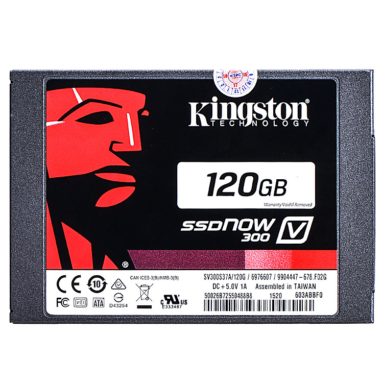 Ổ Cứng SSD Kingston V300 120GB - SV300S37A/120G - Hàng Chính Hãng