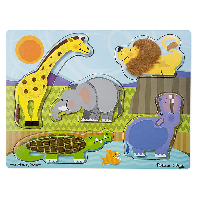 Đồ Chơi Gỗ Xếp Hình Melissa & Doug Động Vật Hoang Dã - MB4328