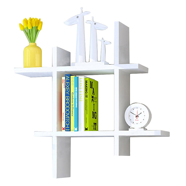 Kệ Dấu Thăng Lệch KEGO KG12 - Trắng (60 x 12 cm)