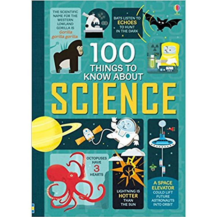 Sách Usborne 100 Things to know about Science