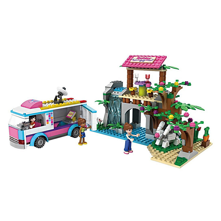 Bộ Xếp Hình Trạm Thông Tin COGO 4522 Chính hãng Giá tốt - Hình ảnh 3