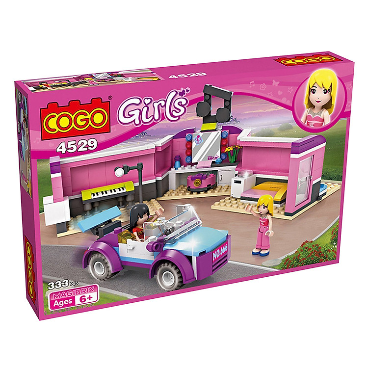 Mua tại Tiki: Mua Bộ Lắp Ghép Nhà Xinh COGO 4529 Chính hãng Giá rẻ