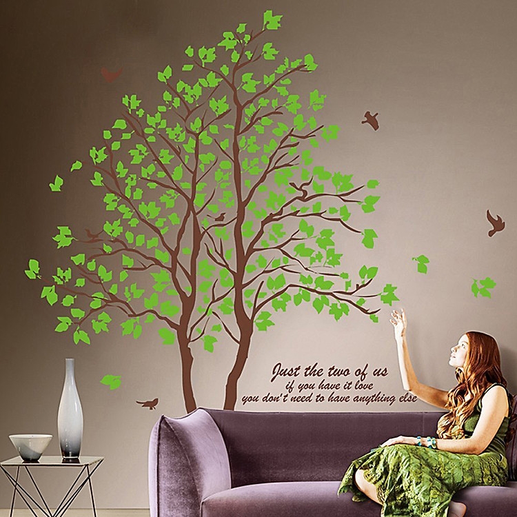 Decal Cây Dán 6 Kiểu Lala Shop DC093 (180 x 200 cm)