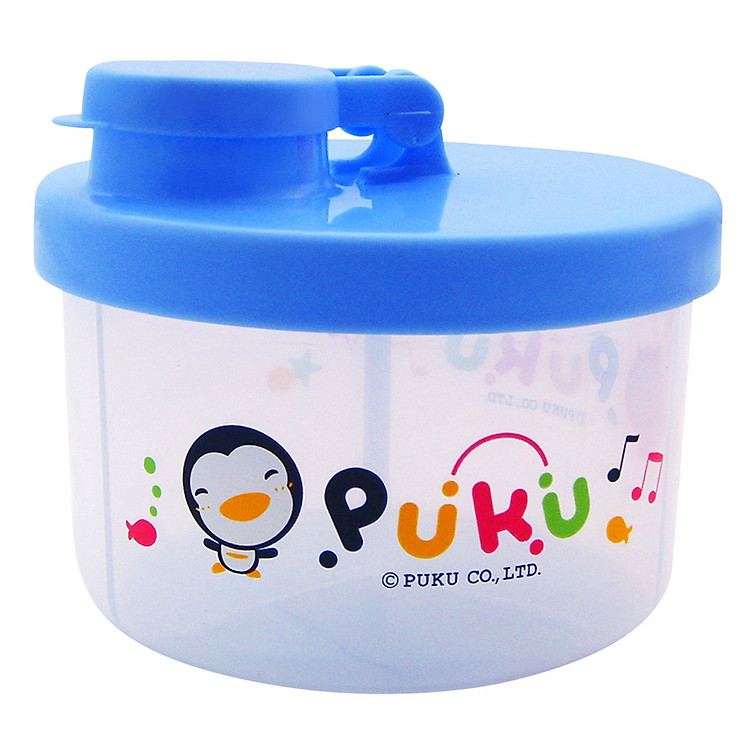 Hộp Chia Sữa 3 Ngăn Puku P11011-799 (Xanh Da Trời)