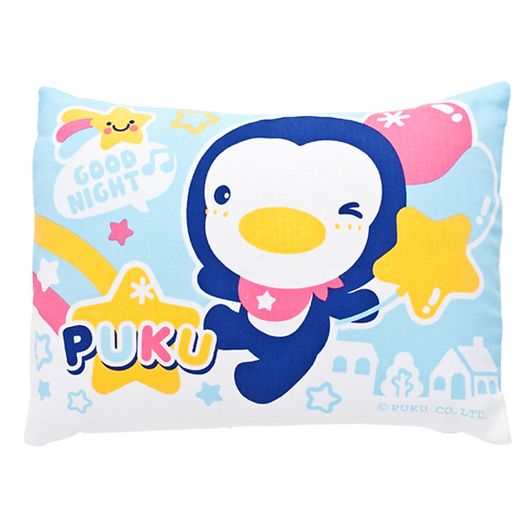 Gối Cotton Kháng Khuẩn Puku P33122-299 - Màu Xanh (32 x 24 cm)