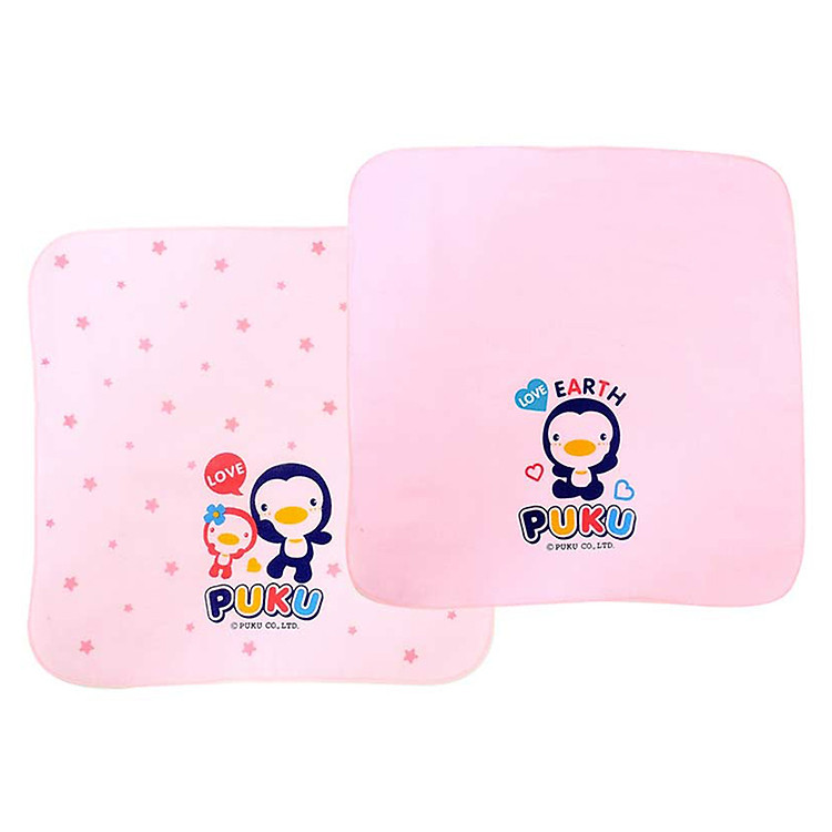 Khăn Xô Puku 2 Chiếc P26606-399 - Màu Hồng (30 x 30 cm)