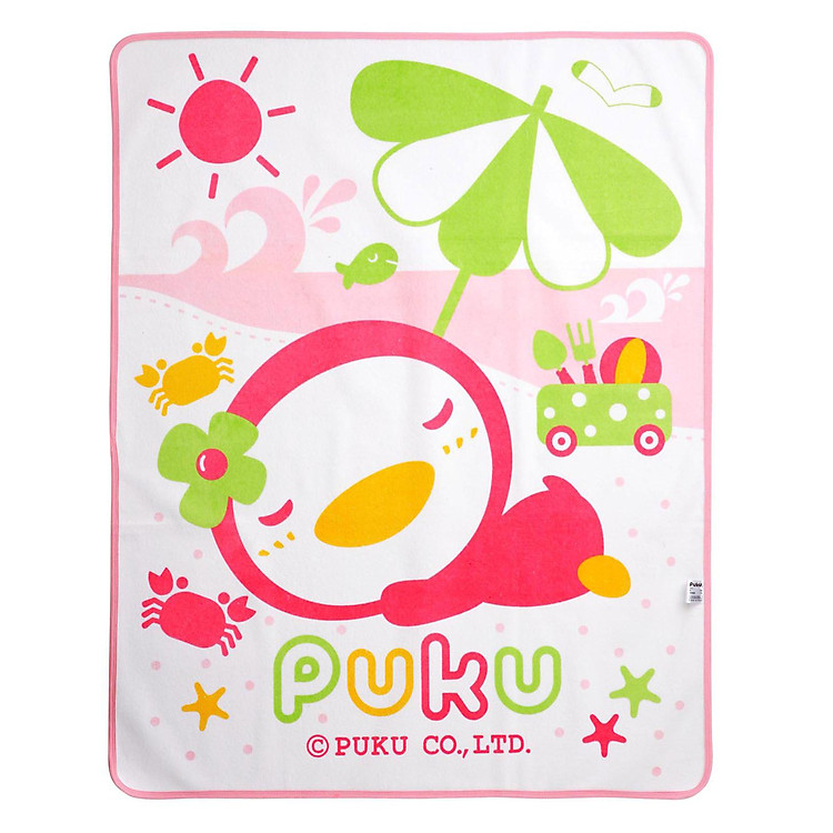 Tấm Lót Chống Thấm Puku P33205-399 - Màu Hồng (80 x 100 cm)