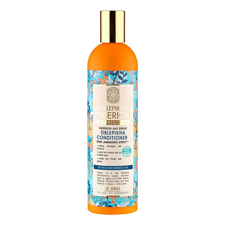 Dầu Xả Natura Siberica Oblepikha Siberica Nuôi Dưỡng Và Phục Hồi Tóc Yếu (400ml)