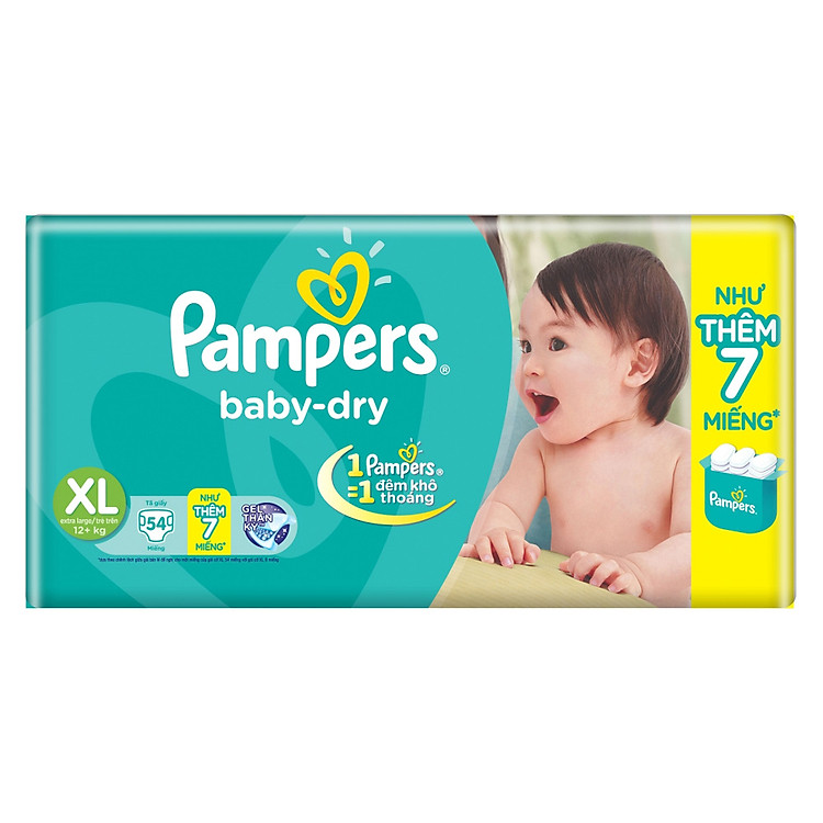 Tã Dán Pampers Gói Đại XL54 (54 Miếng)