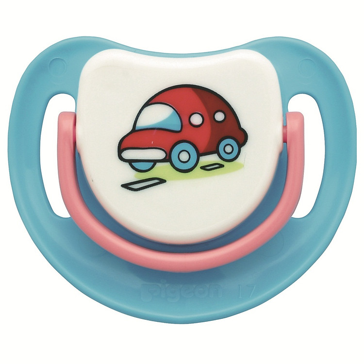 Ty Ngậm Silicone Bước 1 Pigeon - Hình Xe Hơi