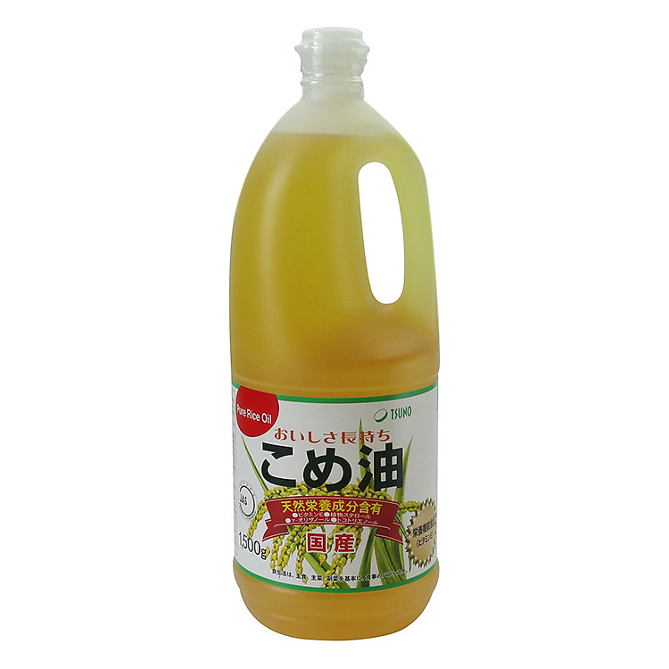 Dầu Gạo Nhật Bản Tsuno Nguyên Chất (1500g)