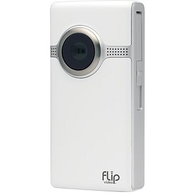 Máy Quay Video Bỏ Túi Flip UltraHD 4Gb, 720px (Màu Trắng)