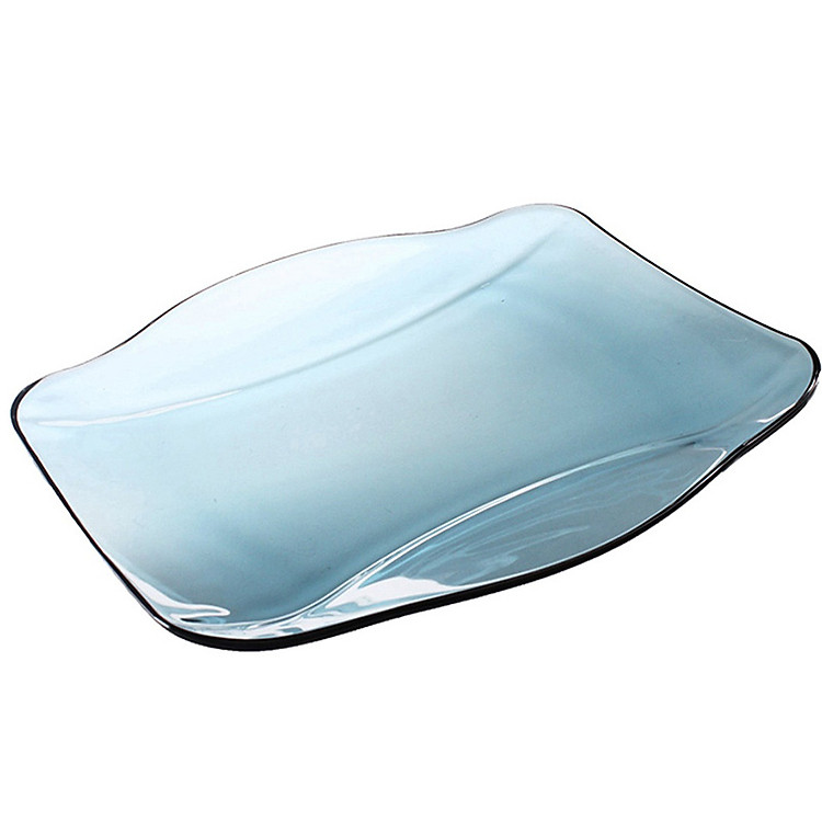 Đĩa Thủy Tinh Nettuno Blue Bormioli Rocco Vuông - 22 cm