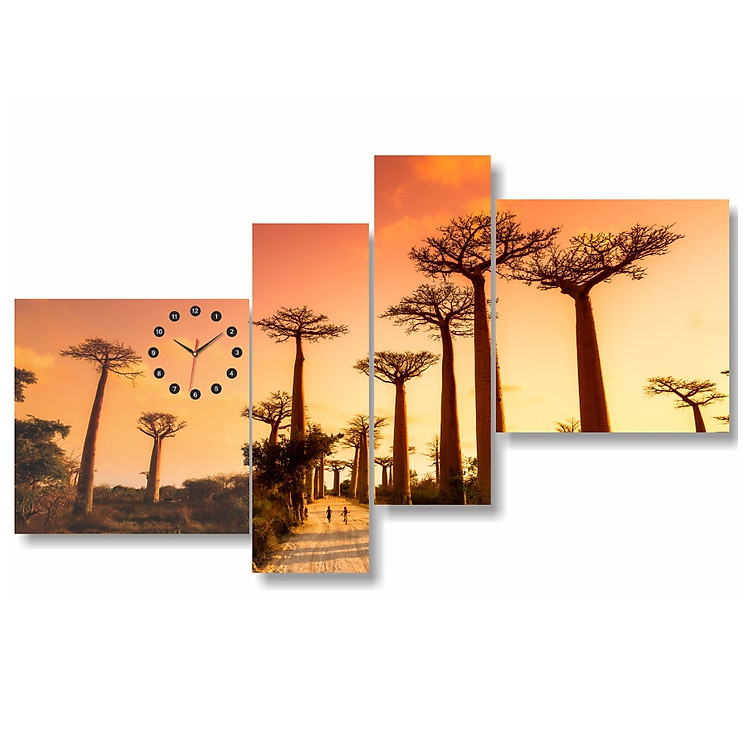 Tranh Đồng Hồ Dyvina 4T-5 - Thiên Nhiên Đẹp