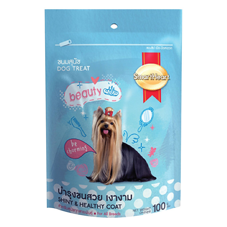 Đồ Ăn Chó Bánh Xương Khoáng Chất Giúp Lông Chắc Khỏe và Óng Mượt SmartHeart (100g)