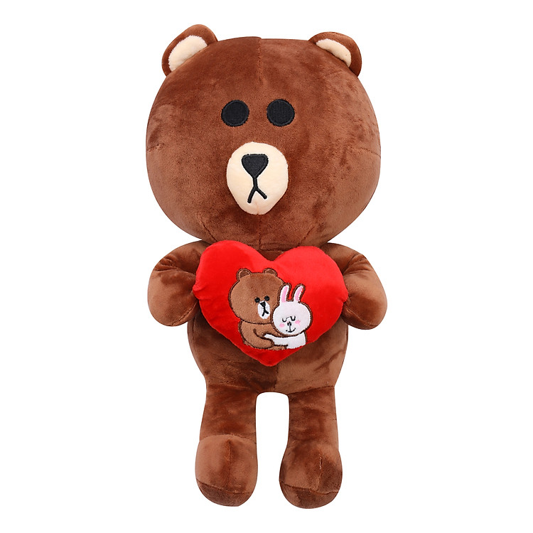 Gấu Line Ôm Tim 3797 (Size Lớn)