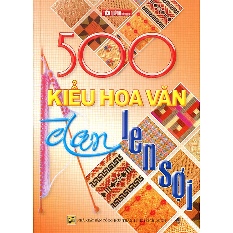 Sách 500 Kiểu Hoa Văn Đan Len Sợi