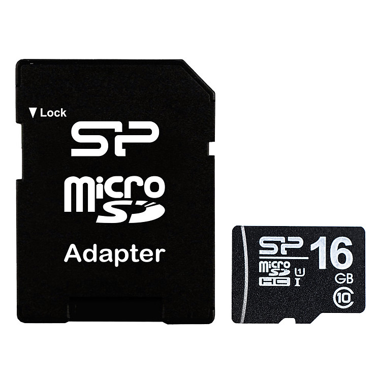 Thẻ Nhớ Micro SD Silicon Power 16GB Class 10 up to 40 MB/s + Adapter - Hàng Chính Hãng