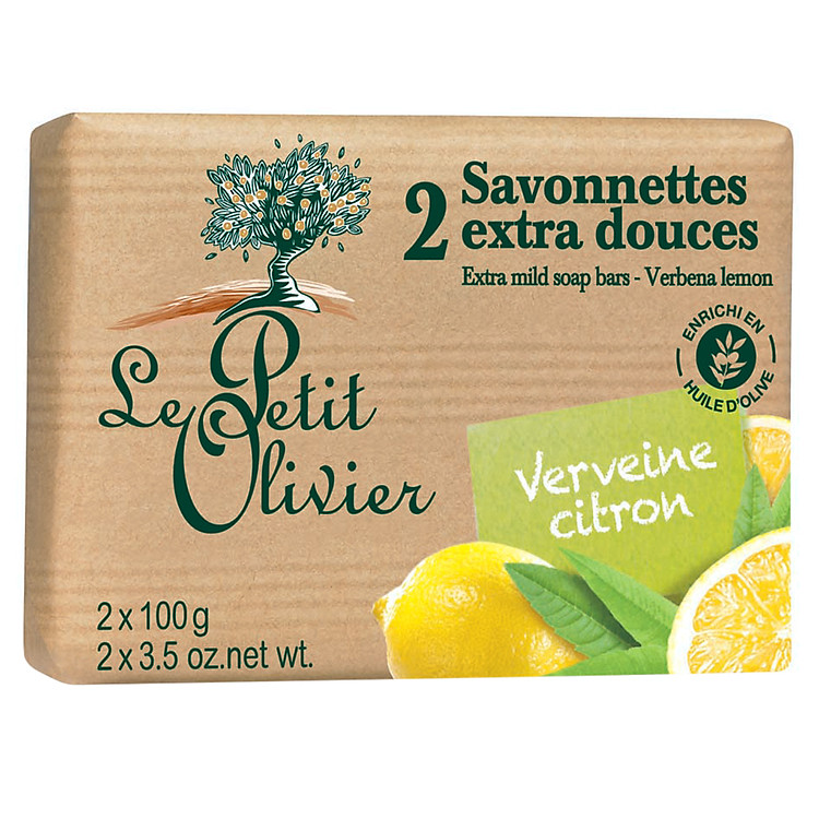 Bộ 2 Xà Phòng Le Petit Olivier Hương Chanh Verbena Lemon - 5028