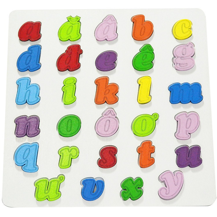 Đồ Chơi Gỗ Tottosi Tấm Ráp ABC Tiếng Việt 504007