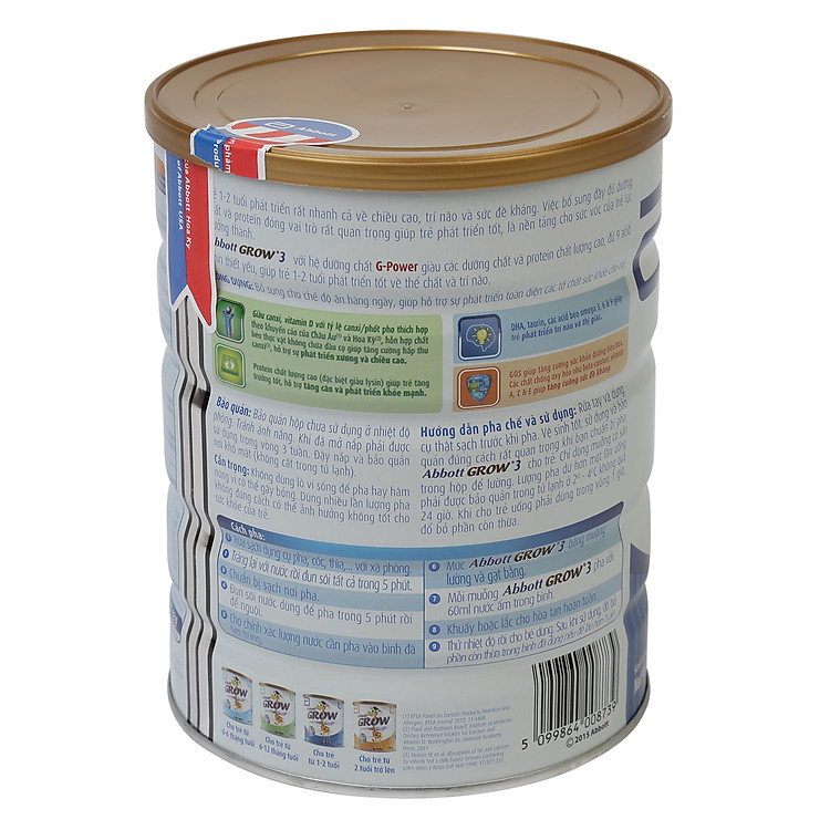 Sữa Bột Abbott Grow 3 cho trẻ 1-2 tuổi Uy tín Giá tốt - Hình ảnh 5