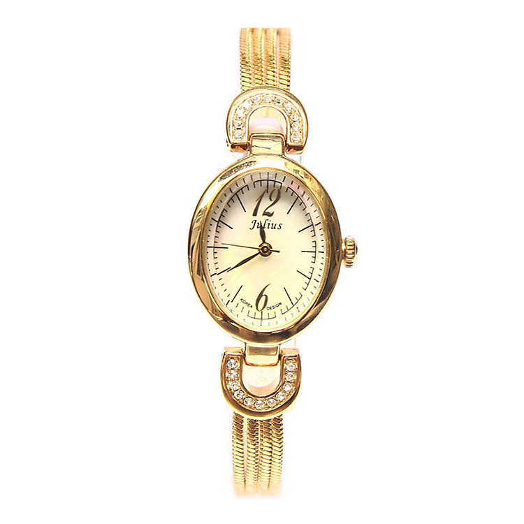 Đồng Hồ Nữ Dây Kim Loại Julius JA-714 - Vàng