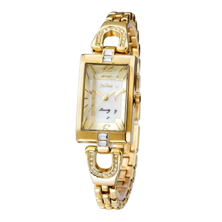 Đồng Hồ Nữ Dây Kim Loại Julius JA-443 - Vàng