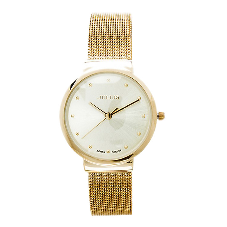 Đồng Hồ Nữ Dây Kim Loại Julius JA-426L - Vàng