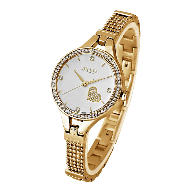 Đồng Hồ Nữ Dây Kim Loại Julius JA-849 - Vàng