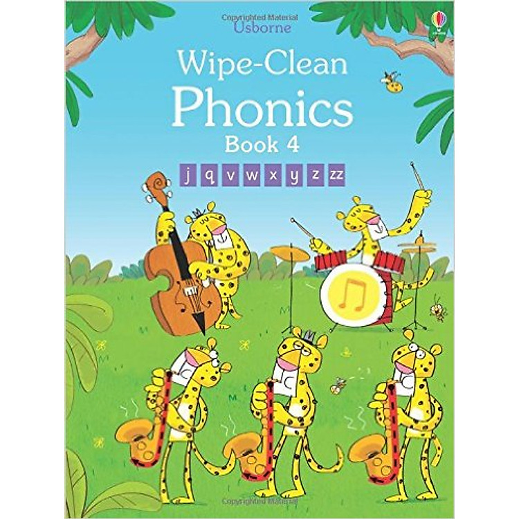 Tẩy Xóa Tiếng Anh – Usborne Wipe-Clean Phonics Book 4