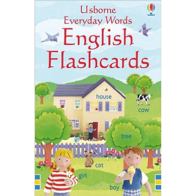 Sách Usborne Everyday words English Flashcards