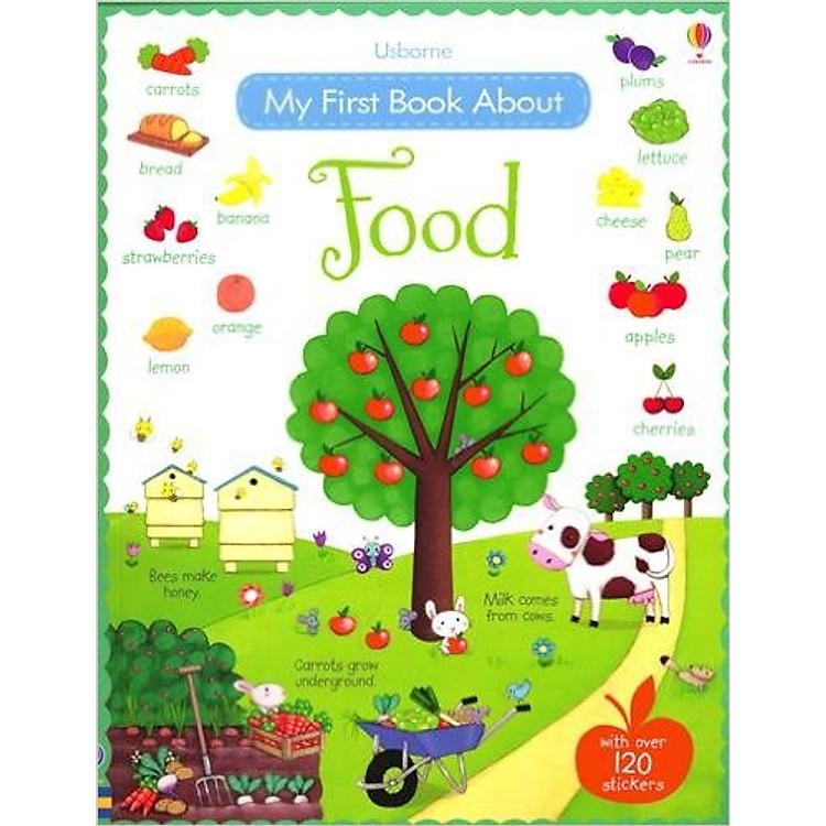 Sách Usborne My First Book About Food