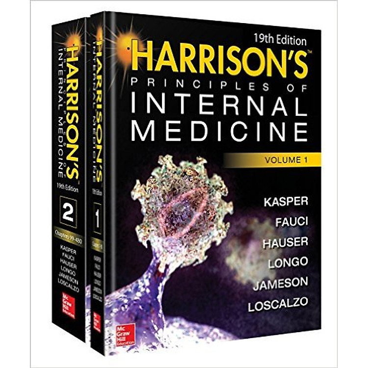 Sách Harrison's Principles of Internal Medicine 19/E (Vol.1 & Vol.2)